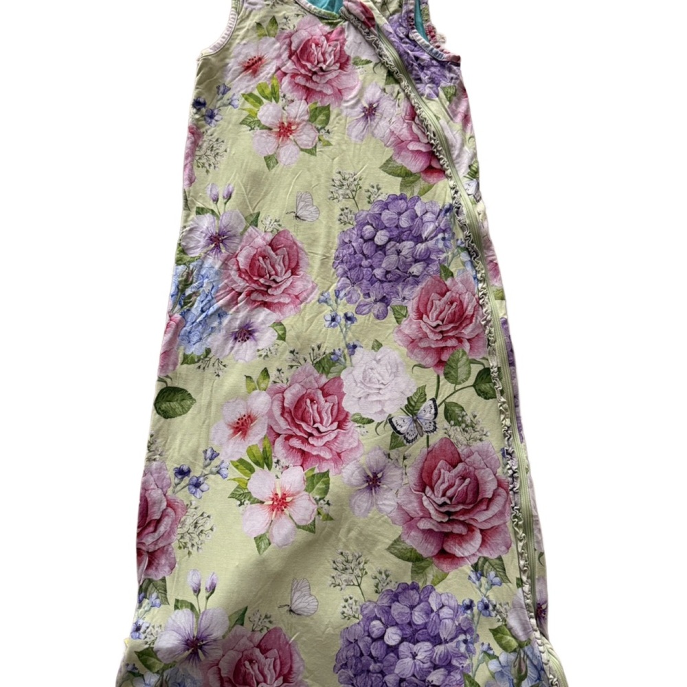Posh Peanut Floral bamboo blend - Pink and Purple sleep sack